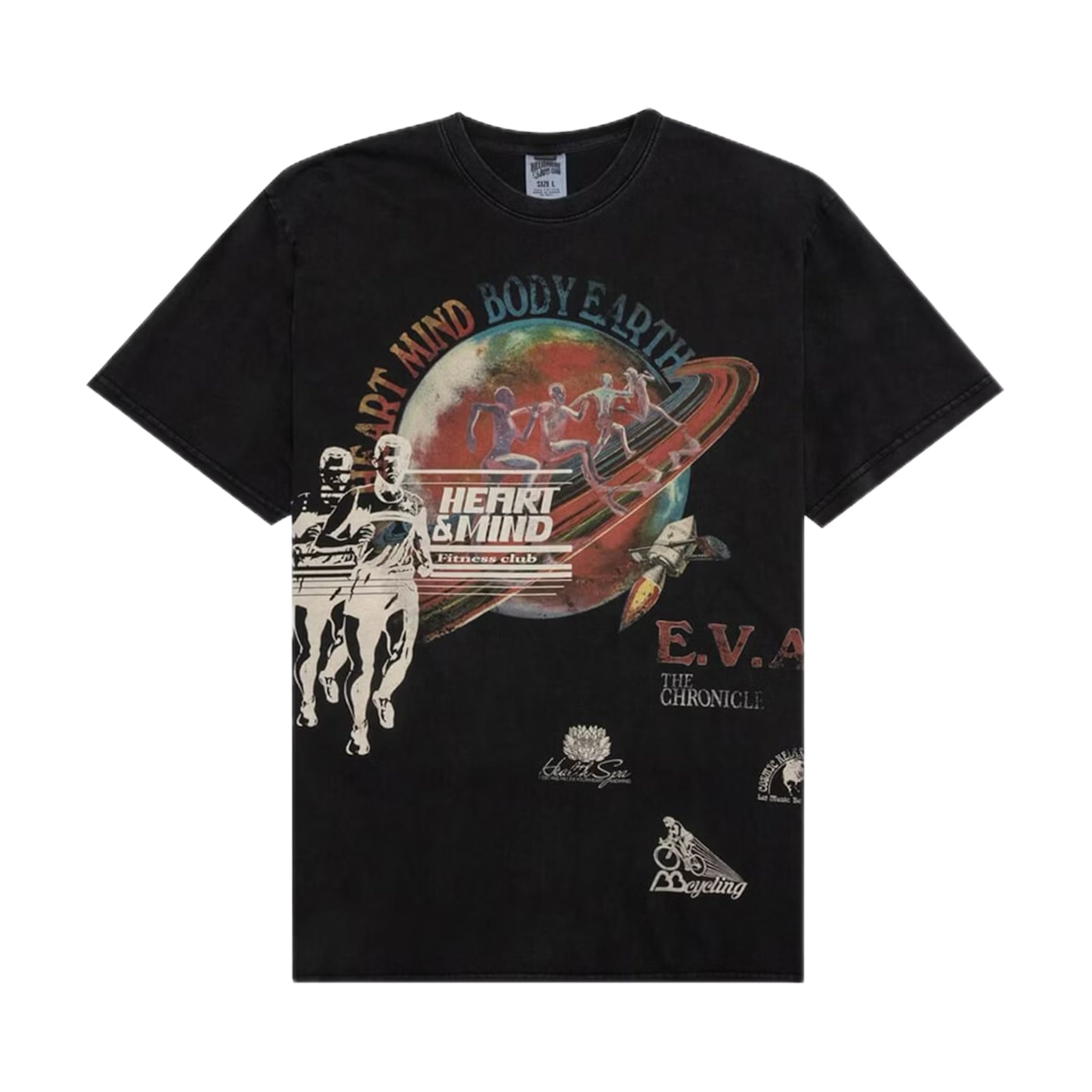 CAMISETA BILLIONAIRE BOYS CLUB RUNNER [NEGRA]