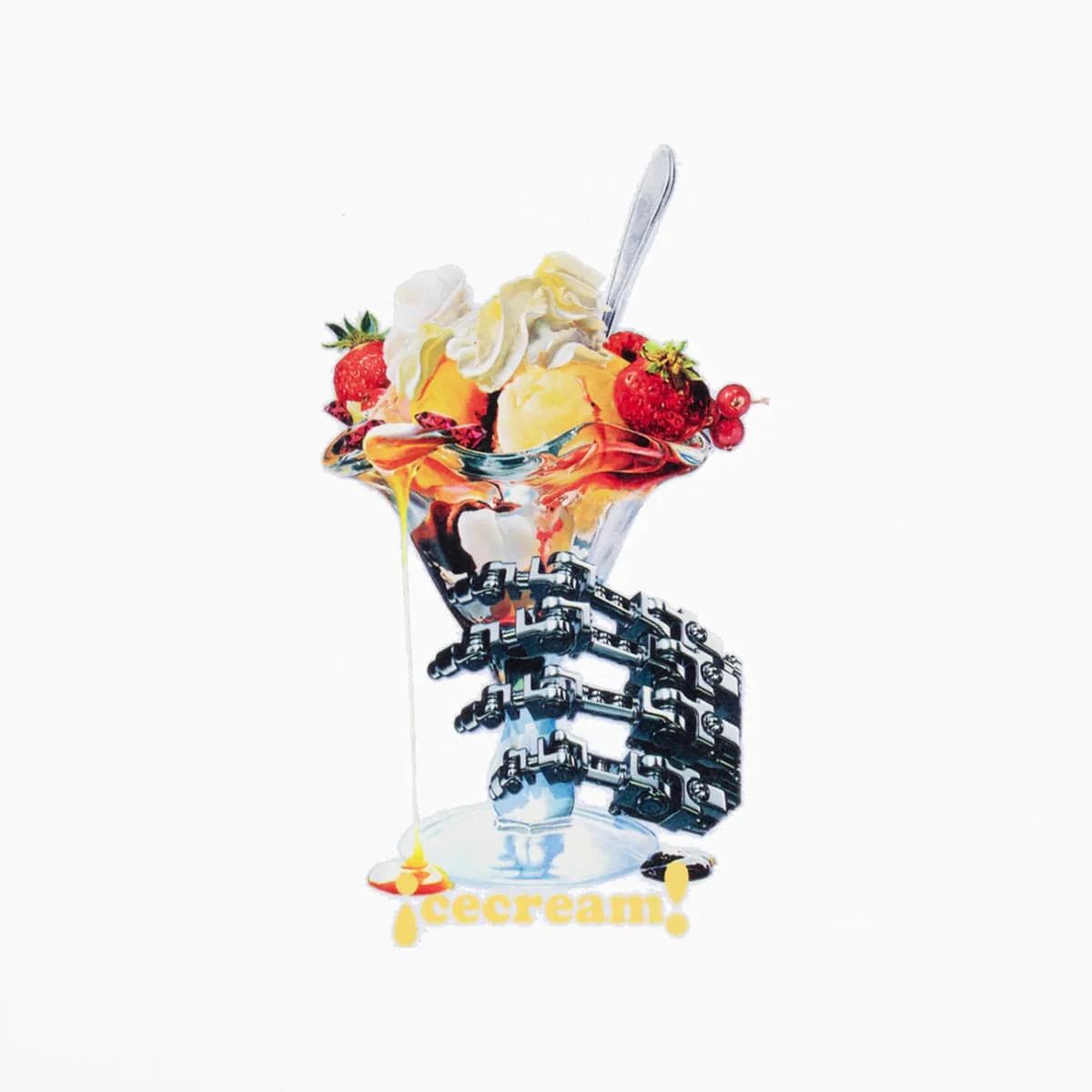 CAMISETA ICECREAM METAL FINGER [BLANCA]