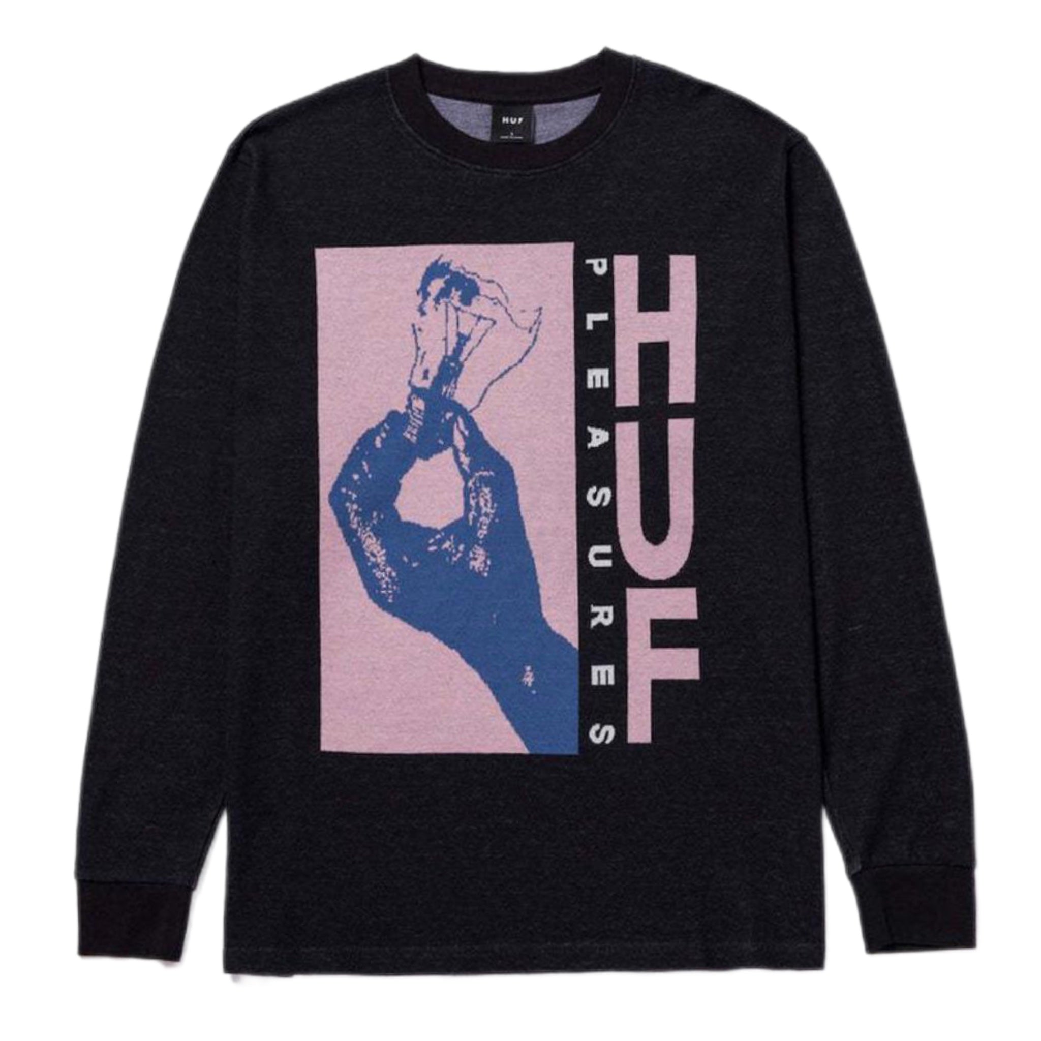 LONG SLEEVE HUF X PLEASURES DIGITAL DREAM [NEGRO]