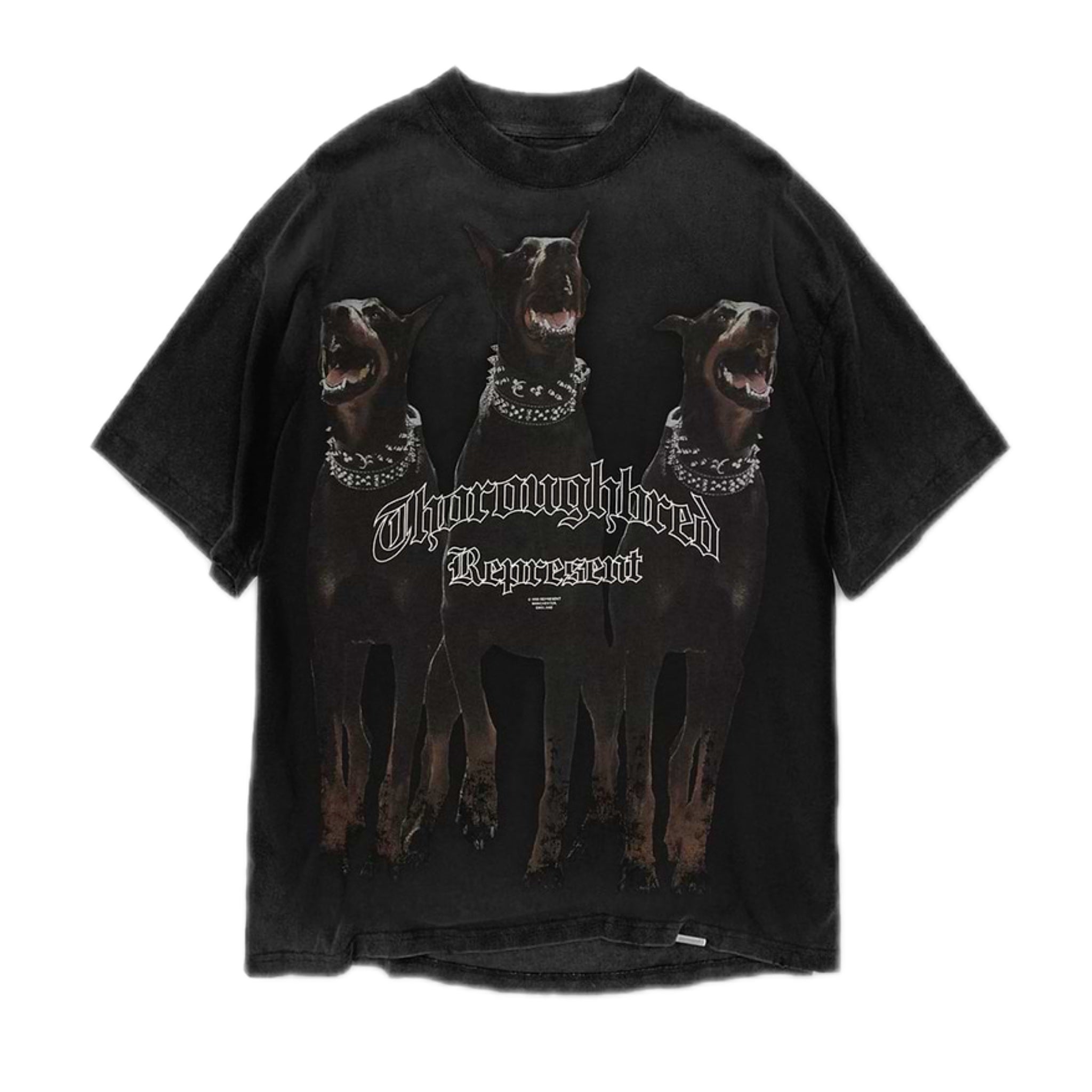 CAMISETA REPRESENT DOBERMAN [NEGRA]