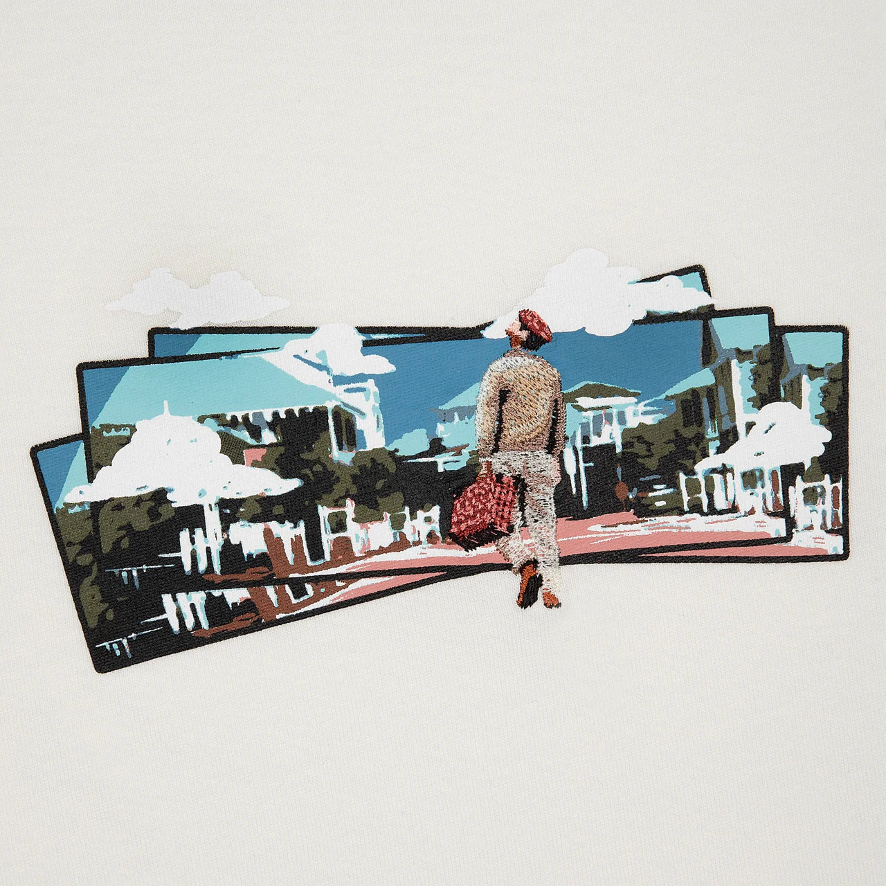 CAMISETA DERSCHUTZE GARDEN ON AIR [BLANCA]