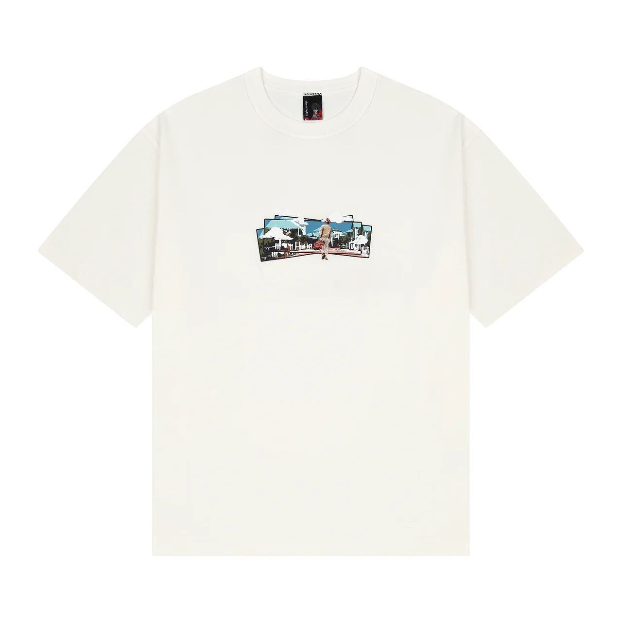 CAMISETA DERSCHUTZE GARDEN ON AIR [BLANCA]