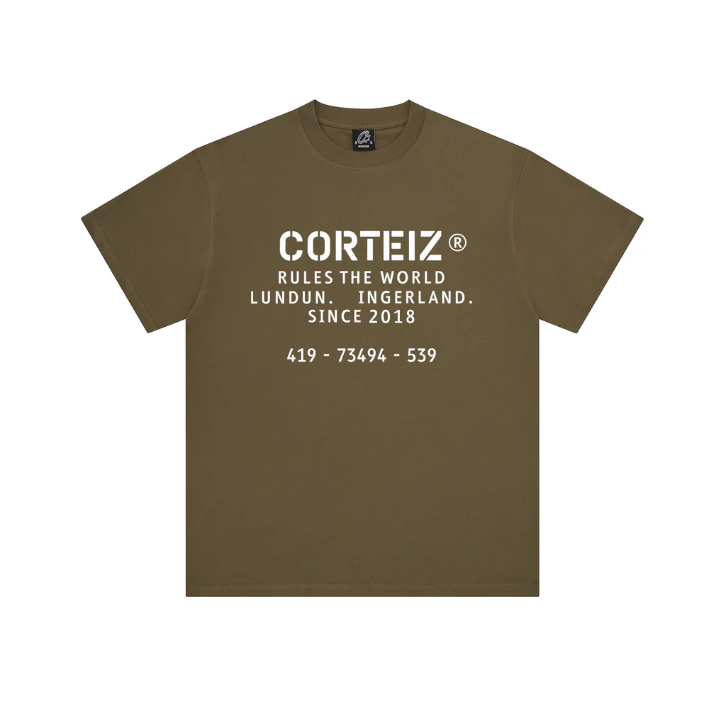 CAMISETA CORTEIZ OG STENCIL [KHAKI]